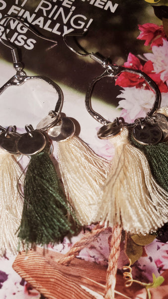 Ta Da Tassel Earrings-Choose color