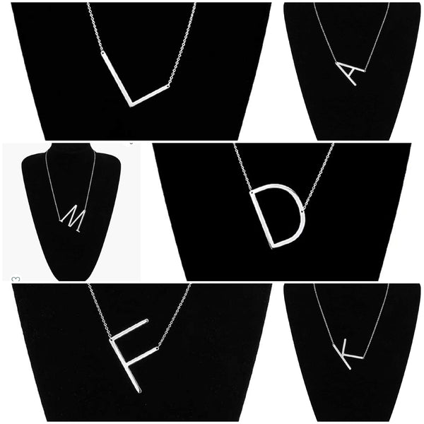 Say My Name Letter Necklace