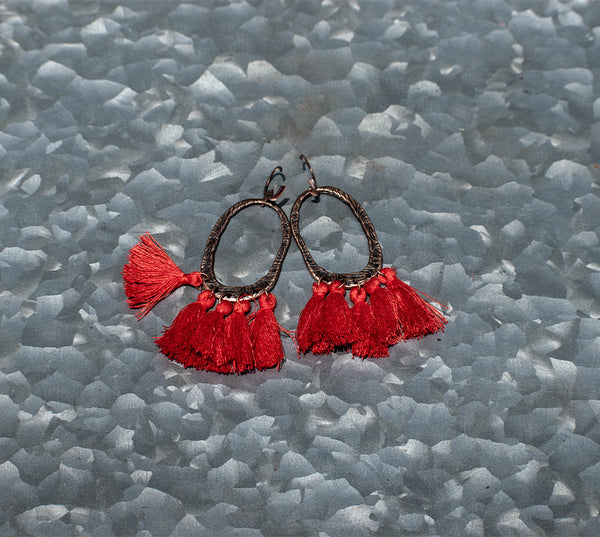 Tassel Earrings- Choose color