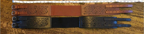 Corset Style Wide Belt.  Choose Color