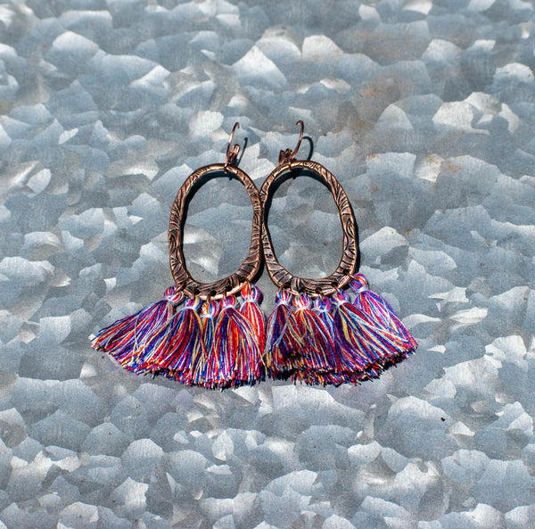 Tassel Earrings- Choose color